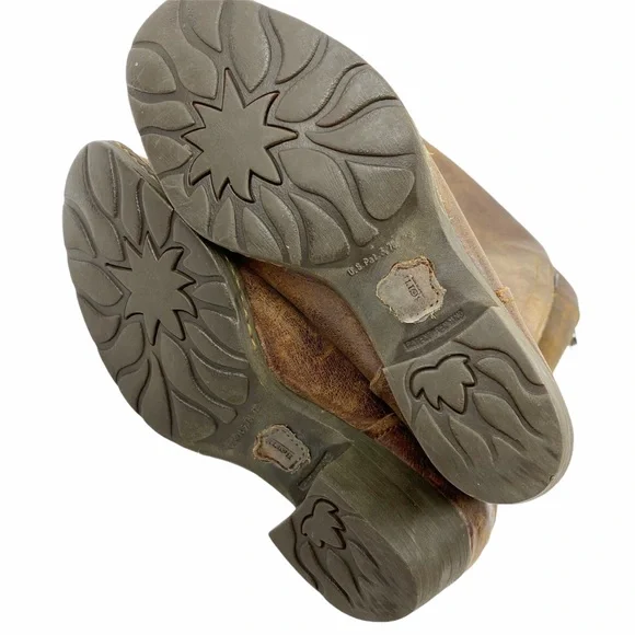 BORN Leather Knee High Riding Boots Vintage 8 - Picture 10 of 11